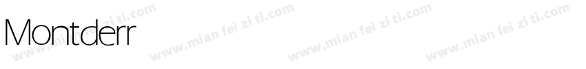 MontderratAltl Light字体转换